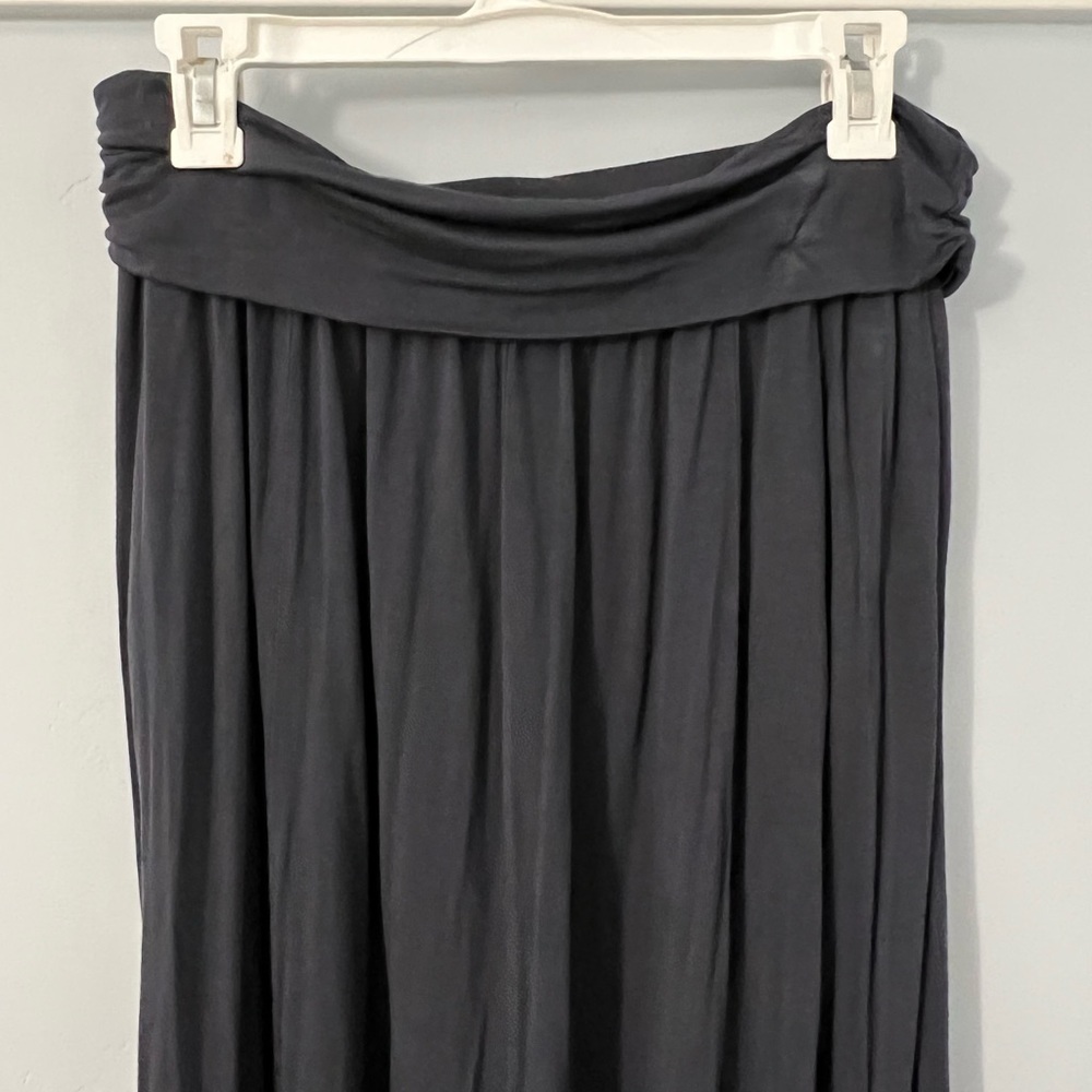 Trendy United Graphite-colored Maxi Skirt Size L